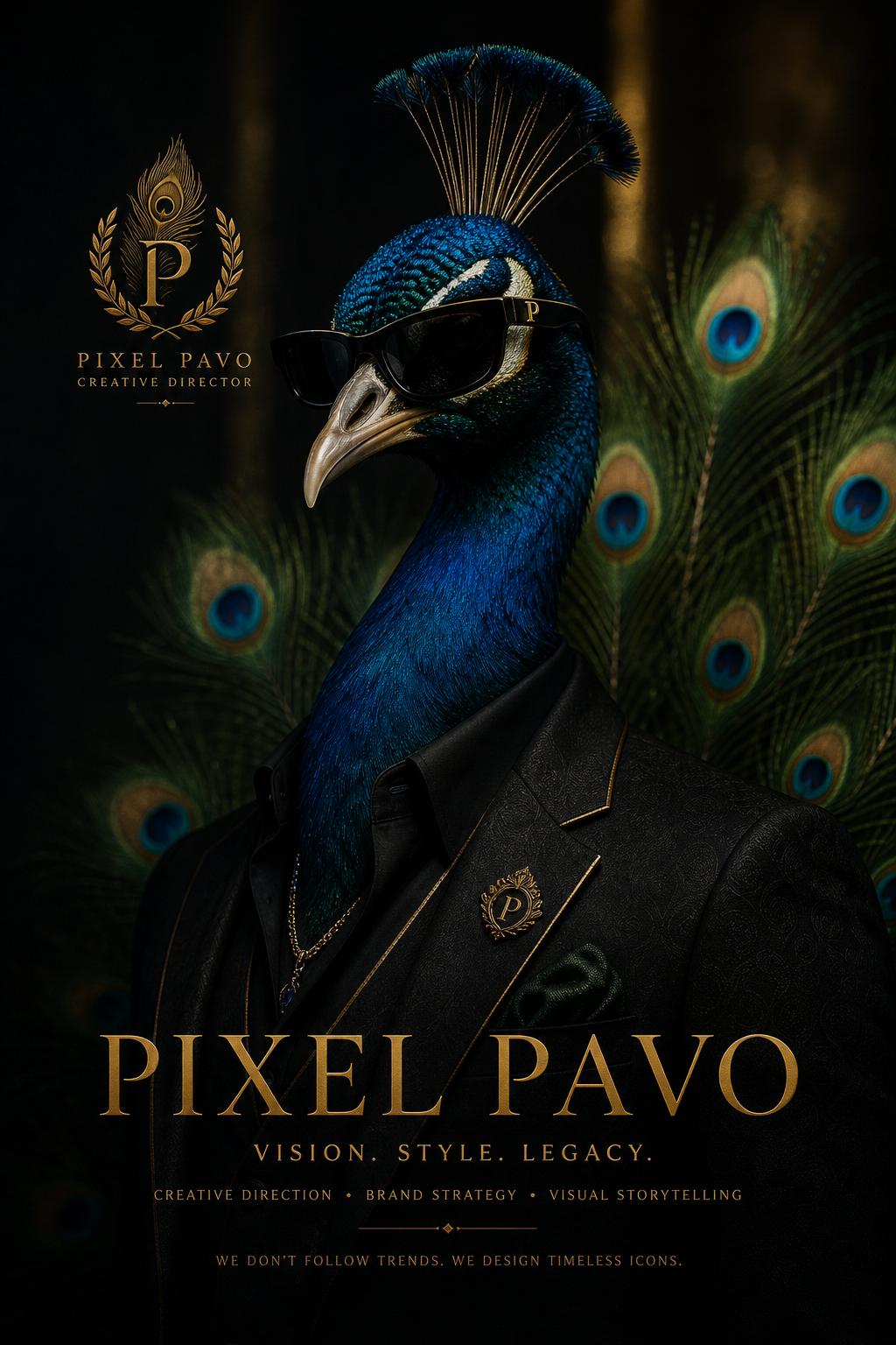 Pixel Pavo — Dizajn majstor